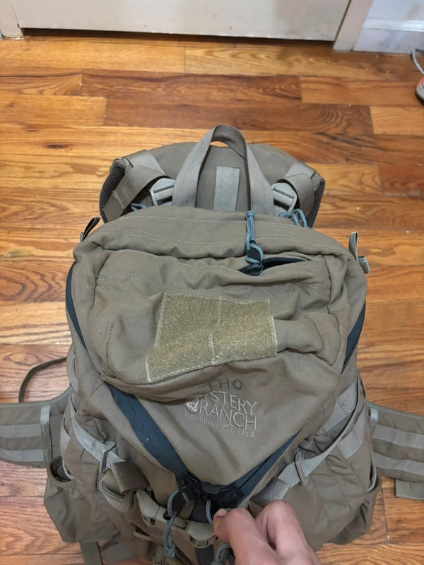 Mystery Ranch 3 Day Assault Pack Coyote Made in USA Very Good Condition Tri-Zip