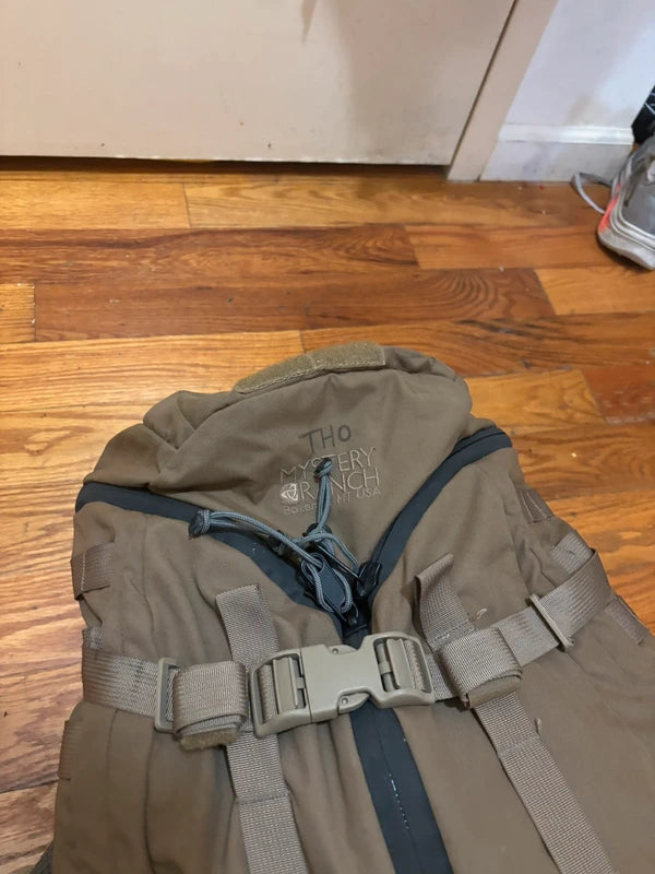 Mystery Ranch 3 Day Assault Pack Coyote Made in USA Very Good Condition Tri-Zip