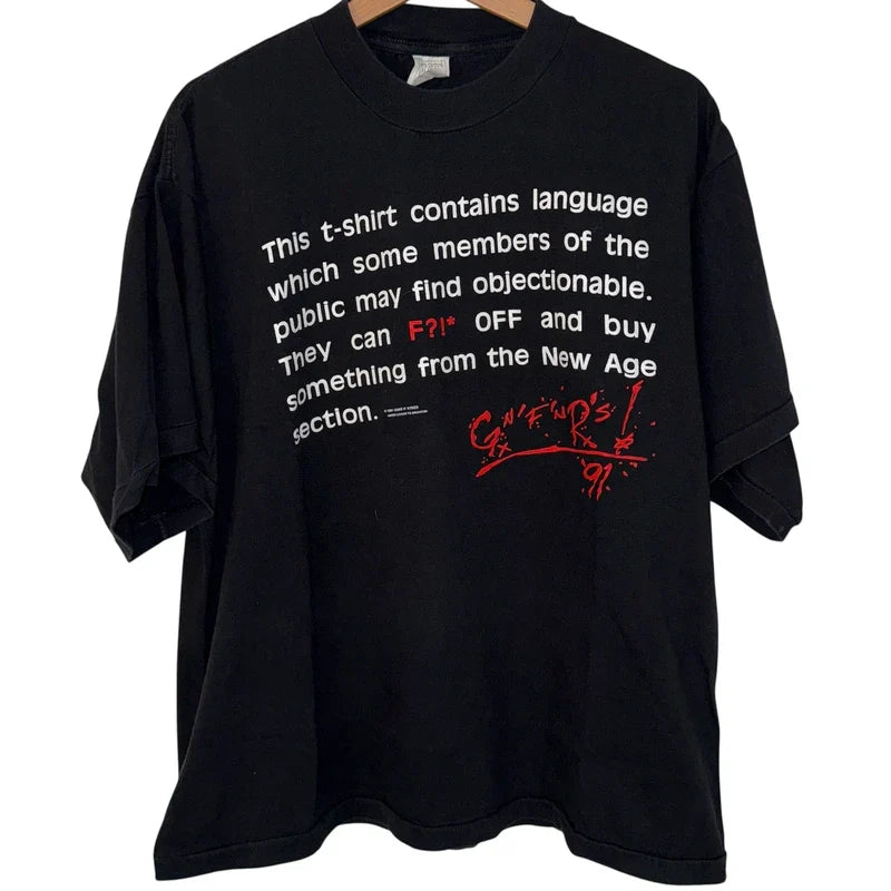 Vintage 90s 1991 Guns N’ Roses Use Your Illusion T-Shirt, Large, Single Stitch - Very Rare