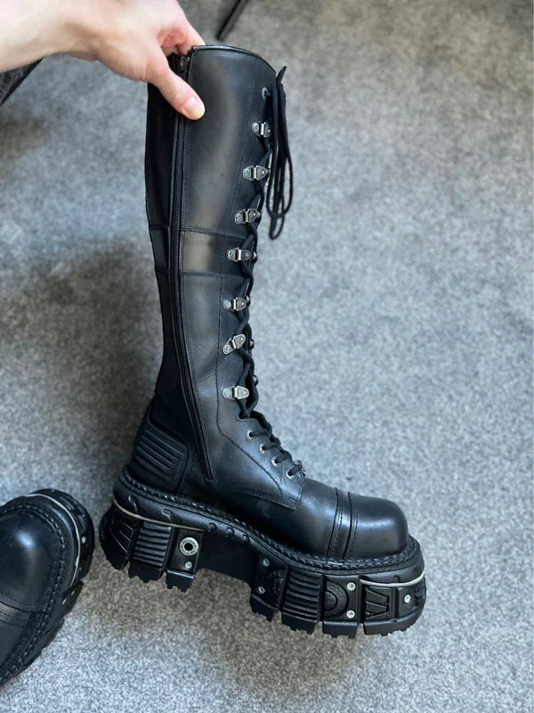 New Rock Goth Platform High Boots 10.5
