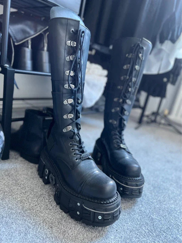 New Rock Goth Platform High Boots 10.5