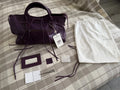 Balenciaga city bag, purple