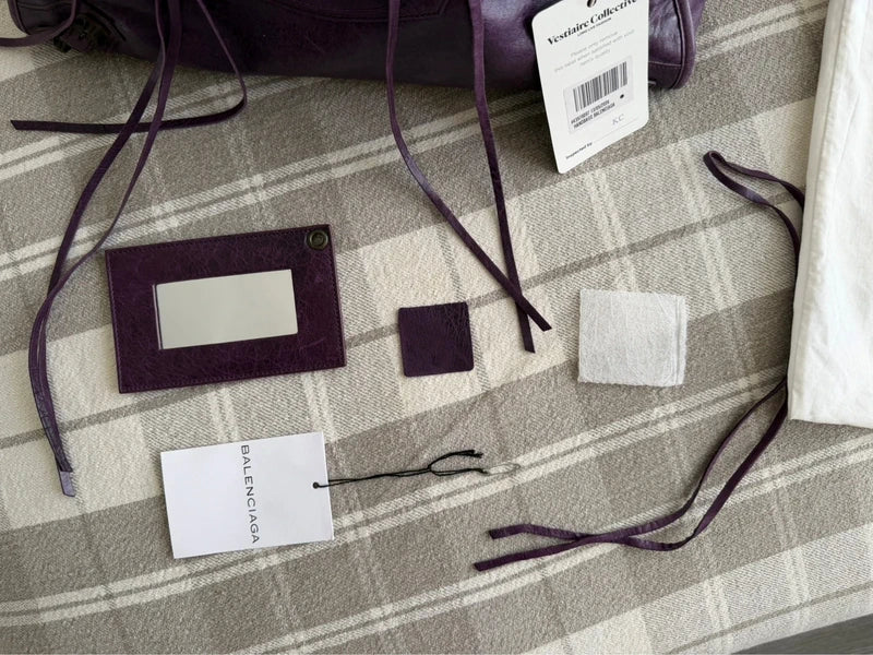 Balenciaga city bag, purple