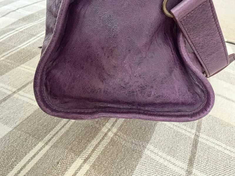 Balenciaga city bag, purple