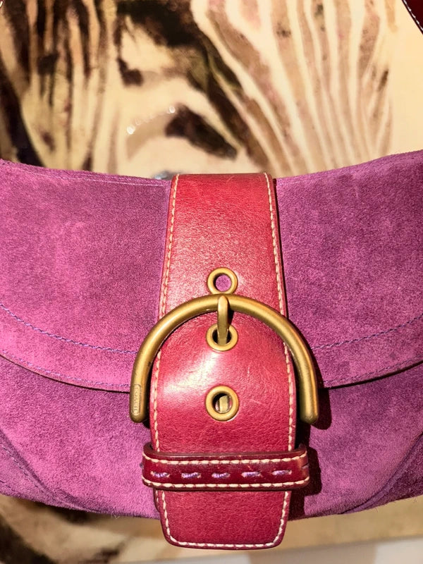 Rare coach 2004 suede mini soho