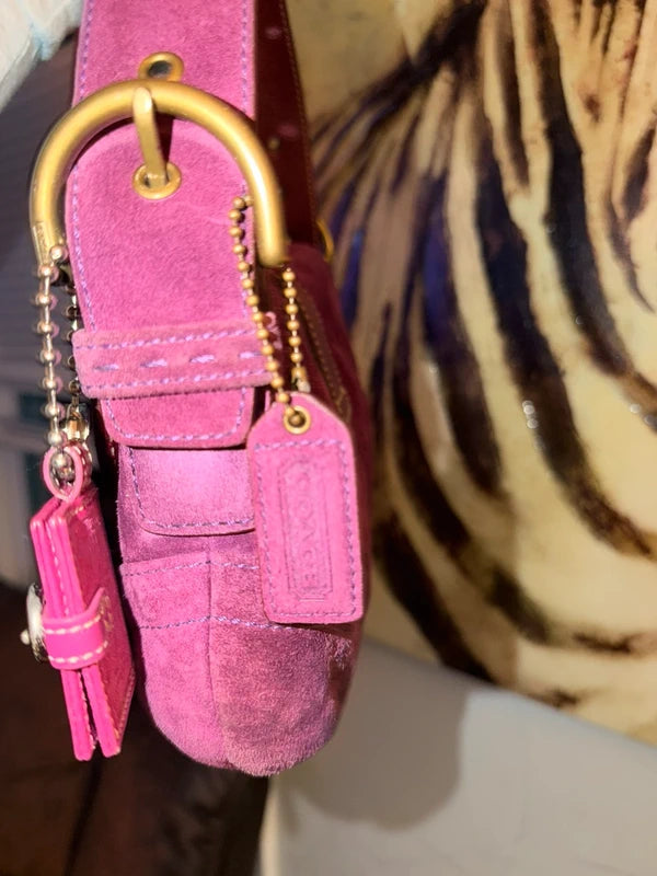 Rare coach 2004 suede mini soho