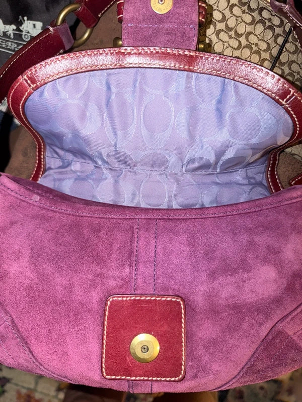 Rare coach 2004 suede mini soho