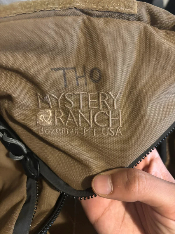 Mystery Ranch 3 Day Assault Pack Coyote Made in USA Very Good Condition Tri-Zip